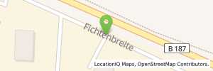 Position der Tankstelle Hotel Fichtenbreite