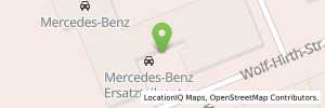 Position der Tankstelle Mercedes- Benz AG - Niederlassung Stuttgart