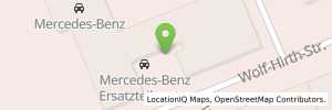Position der Tankstelle Mercedes- Benz AG - Niederlassung Stuttgart