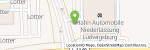Position der Tankstelle Hahn Automobile GmbH + Co. KG