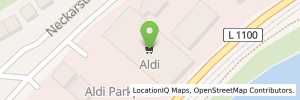 Position der Tankstelle ALDI SÜD