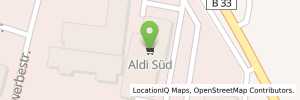 Position der Tankstelle ALDI SÜD