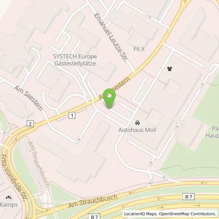 Standortübersicht der Tankstelle Stadtwerke Düsseldorf AG in 40547 Düsseldorf