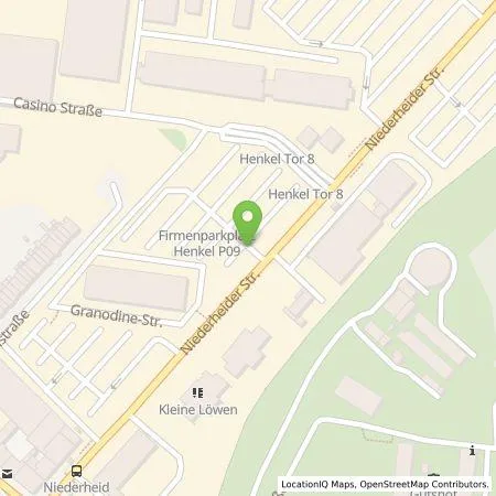 Standortübersicht der Tankstelle Stadtwerke Düsseldorf AG in 40589 Düsseldorf