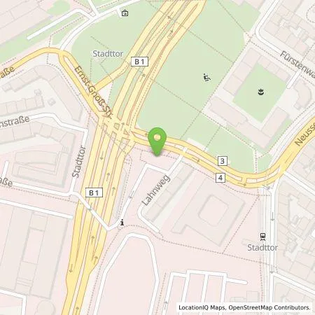 Standortübersicht der Tankstelle Stadtwerke Düsseldorf AG in 40219 Düsseldorf