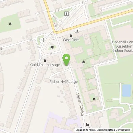 Standortübersicht der Tankstelle Stadtwerke Düsseldorf AG in 40223 Düsseldorf