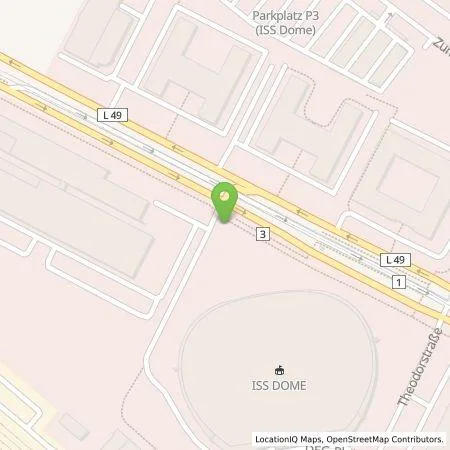 Standortübersicht der Tankstelle Stadtwerke Düsseldorf AG in 40472 Düsseldorf