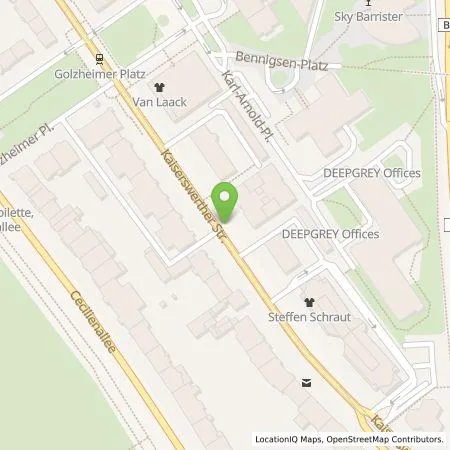 Standortübersicht der Tankstelle Stadtwerke Düsseldorf AG in 40474 Düsseldorf