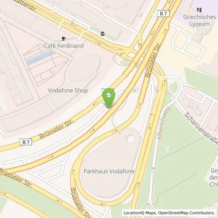 Standortübersicht der Tankstelle Stadtwerke Düsseldorf AG in 40549 Düsseldorf