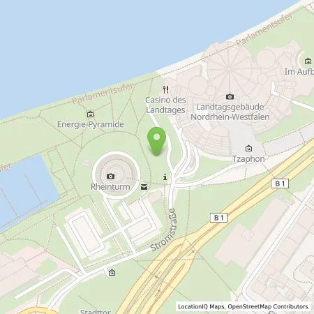 Standortübersicht der Tankstelle Stadtwerke Düsseldorf AG in 40221 Düsseldorf