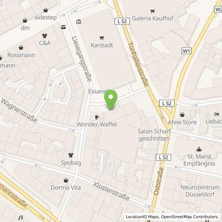 Standortübersicht der Tankstelle Stadtwerke Düsseldorf AG in 40211 Düsseldorf