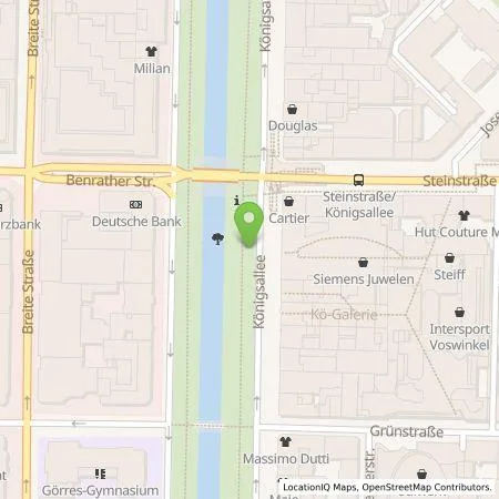 Standortübersicht der Tankstelle Stadtwerke Düsseldorf AG in 40212 Düsseldorf