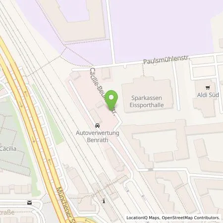 Standortübersicht der Tankstelle Stadtwerke Düsseldorf AG in 40597 Düsseldorf