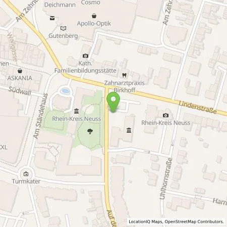 Standortübersicht der Tankstelle Stadtwerke Düsseldorf AG in 41515 Grevenbroich