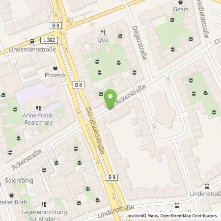 Standortübersicht der Tankstelle Stadtwerke Düsseldorf AG in 40235 Düsseldorf