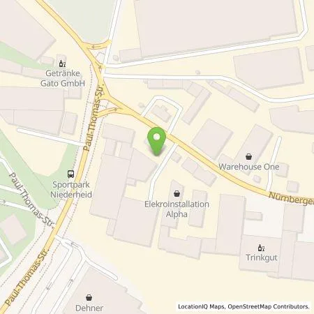 Standortübersicht der Tankstelle Stadtwerke Düsseldorf AG in 40599 Düsseldorf