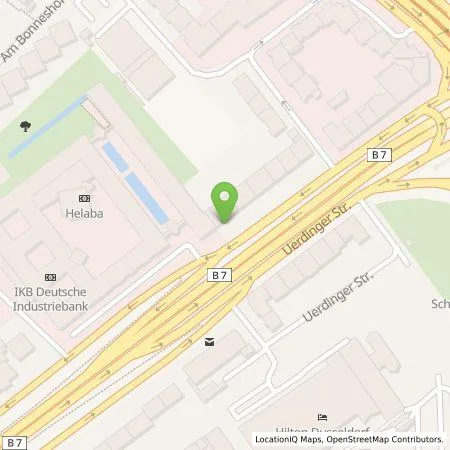 Standortübersicht der Tankstelle Stadtwerke Düsseldorf AG in 40474 Düsseldorf