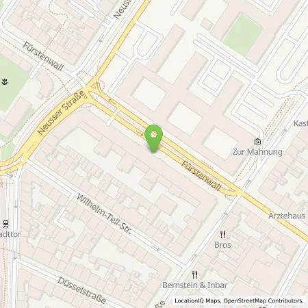 Standortübersicht der Tankstelle Stadtwerke Düsseldorf AG in 40219 Düsseldorf