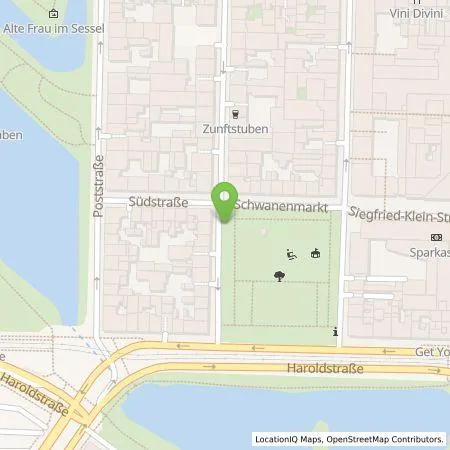 Standortübersicht der Tankstelle Stadtwerke Düsseldorf AG in 40213 Düsseldorf