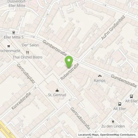 Standortübersicht der Tankstelle Stadtwerke Düsseldorf AG in 40229 Düsseldorf