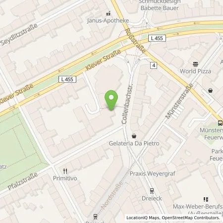 Standortübersicht der Tankstelle Stadtwerke Düsseldorf AG in 40477 Düsseldorf