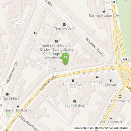 Standortübersicht der Tankstelle Stadtwerke Düsseldorf AG in 40237 Düsseldorf