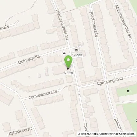 Standortübersicht der Tankstelle Stadtwerke Düsseldorf AG in 40545 Düsseldorf