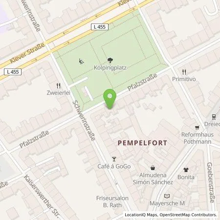 Standortübersicht der Tankstelle Stadtwerke Düsseldorf AG in 40477 Düsseldorf