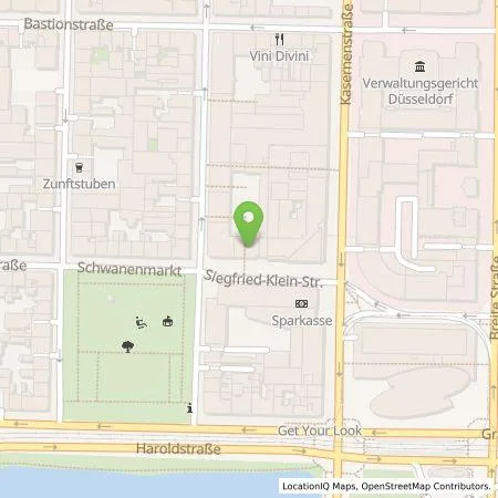 Standortübersicht der Tankstelle Stadtwerke Düsseldorf AG in 40213 Düsseldorf