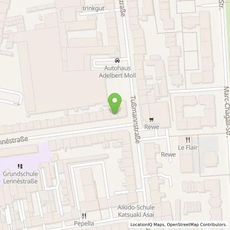 Standortübersicht der Tankstelle Stadtwerke Düsseldorf AG in 40477 Düsseldorf