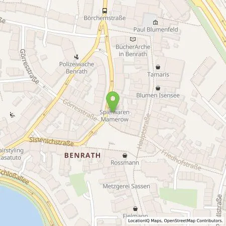 Standortübersicht der Tankstelle Stadtwerke Düsseldorf AG in 40597 Düsseldorf