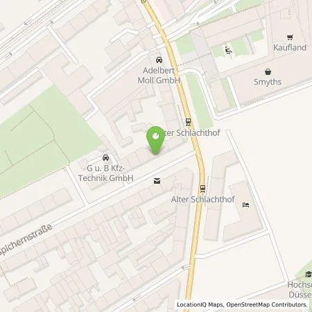 Standortübersicht der Tankstelle Stadtwerke Düsseldorf AG in 40476 Düsseldorf