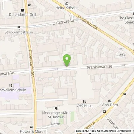 Standortübersicht der Tankstelle Stadtwerke Düsseldorf AG in 40479 Düsseldorf