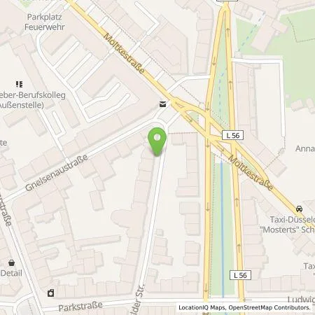 Standortübersicht der Tankstelle Stadtwerke Düsseldorf AG in 40477 Düsseldorf