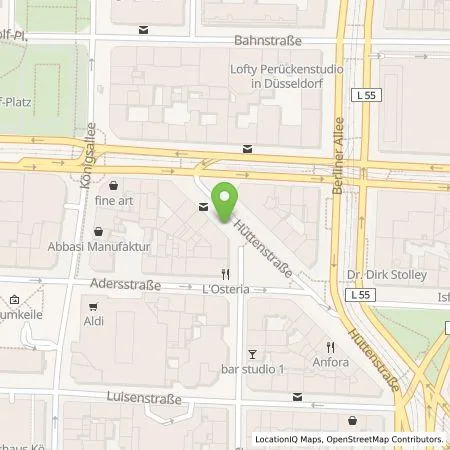 Standortübersicht der Tankstelle Stadtwerke Düsseldorf AG in 40215 Düsseldorf