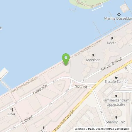 Standortübersicht der Tankstelle Stadtwerke Düsseldorf AG in 40221 Düsseldorf