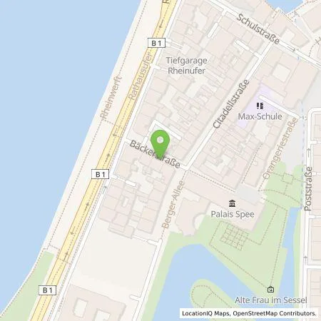 Standortübersicht der Tankstelle Stadtwerke Düsseldorf AG in 40213 Düsseldorf