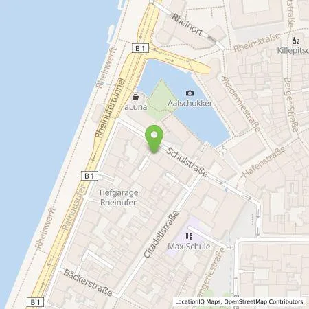 Standortübersicht der Tankstelle Stadtwerke Düsseldorf AG in 40213 Düsseldorf