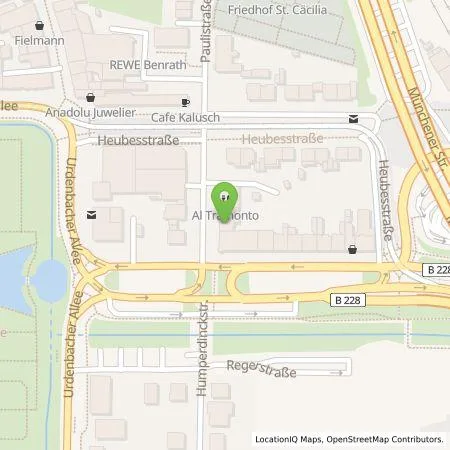 Standortübersicht der Tankstelle Stadtwerke Düsseldorf AG in 40597 Düsseldorf