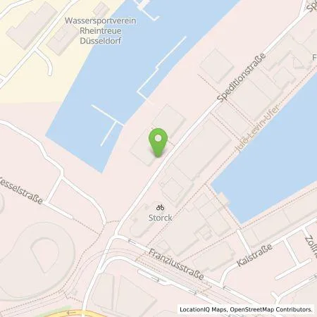 Standortübersicht der Tankstelle Stadtwerke Düsseldorf AG in 40221 Düsseldorf