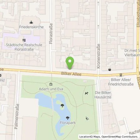 Standortübersicht der Tankstelle Stadtwerke Düsseldorf AG in 40217 Düsseldorf