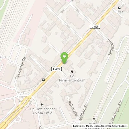 Standortübersicht der Tankstelle Stadtwerke Düsseldorf AG in 40474 Düsseldorf