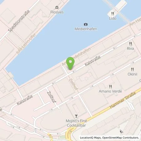 Standortübersicht der Tankstelle Stadtwerke Düsseldorf AG in 40221 Düsseldorf