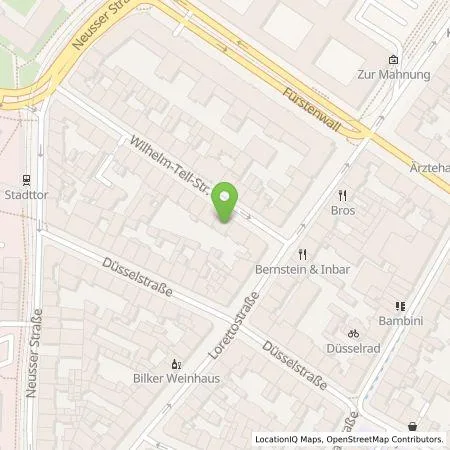 Standortübersicht der Tankstelle Stadtwerke Düsseldorf AG in 40225 Düsseldorf
