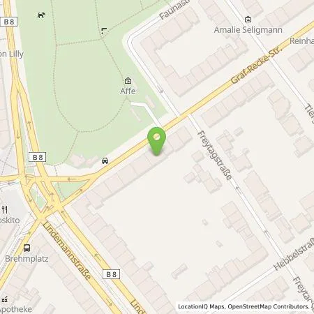 Standortübersicht der Tankstelle Stadtwerke Düsseldorf AG in 40239 Düsseldorf