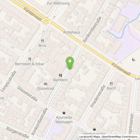 Standortübersicht der Tankstelle Stadtwerke Düsseldorf AG in 40219 Düsseldorf