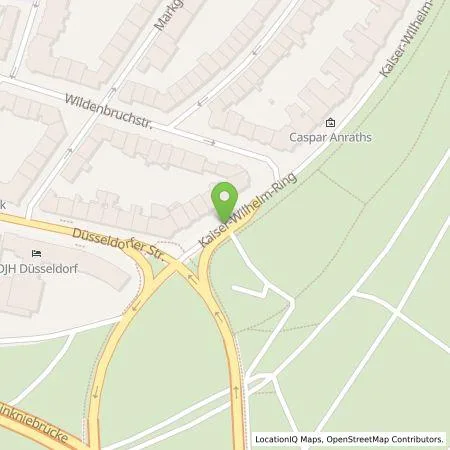 Standortübersicht der Tankstelle Stadtwerke Düsseldorf AG in 40545 Düsseldorf