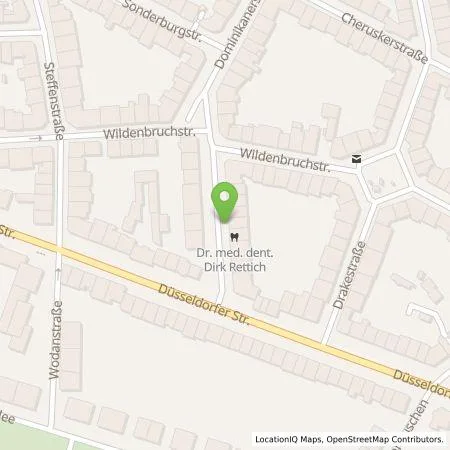 Standortübersicht der Tankstelle Stadtwerke Düsseldorf AG in 40545 Düsseldorf