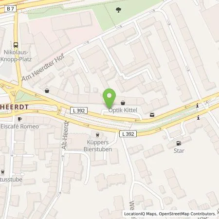 Standortübersicht der Tankstelle Stadtwerke Düsseldorf AG in 40549 Düsseldorf