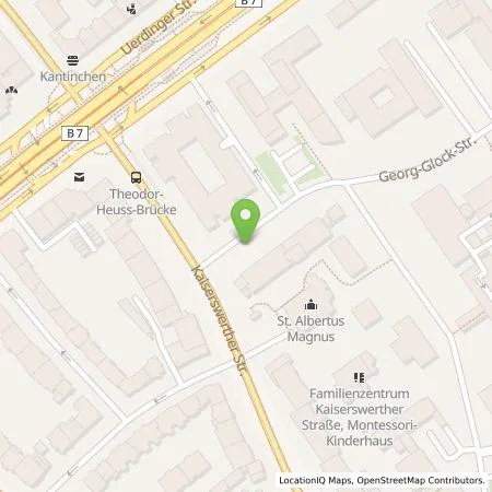 Standortübersicht der Tankstelle Stadtwerke Düsseldorf AG in 40474 Düsseldorf